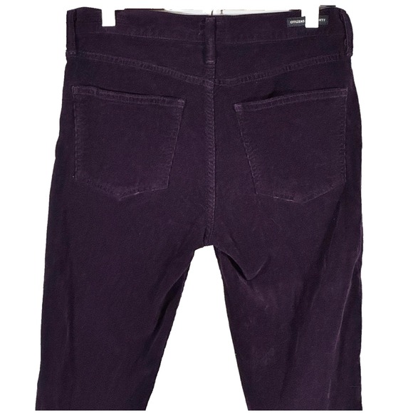 Citizens Of Humanity‎ COH Pants Women 27 Purple Corduroy Ankle High Rise Skinny - Picture 10 of 16